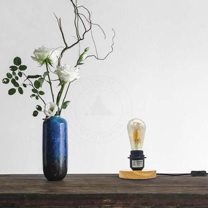 Industrial Plug-In Table Lamp Black E27 - photo 3