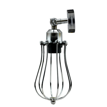 Adjustable Cage Light – Ceiling or Wall, E27, Chrome or Rose Gold - photo 3