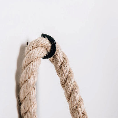 5-Light Hemp Rope Spider Pendant – Ceiling Hooks, E27 - photo 6