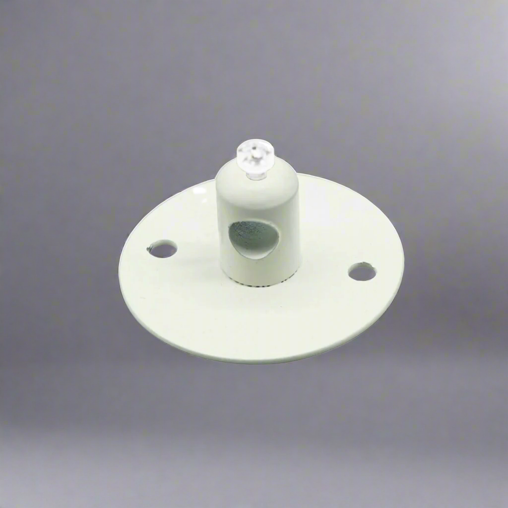 Ceiling Cable Mount for Spider Pendants – Round Base, Black or White