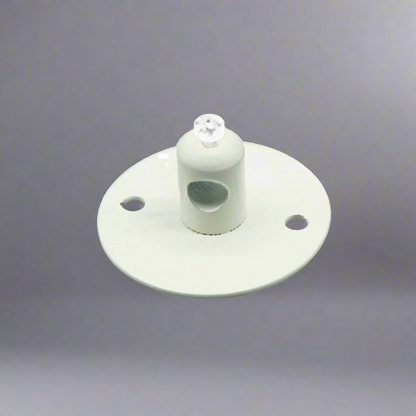 Ceiling Cable Mount for Spider Pendants – Round Base, Black or White