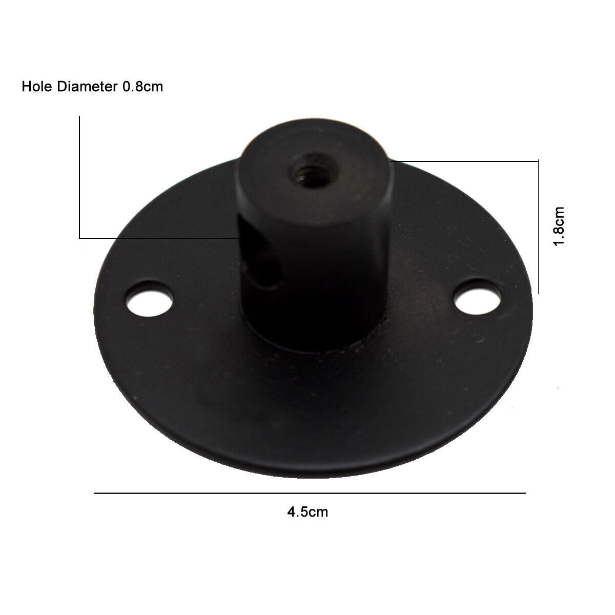 Ceiling Cable Mount for Spider Pendants – Round Base, Black or White - photo 4