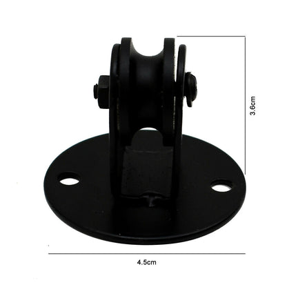 Ceiling Pulley Wheel for Spider Pendant Lights – Black, 4.5 cm Base - photo 2