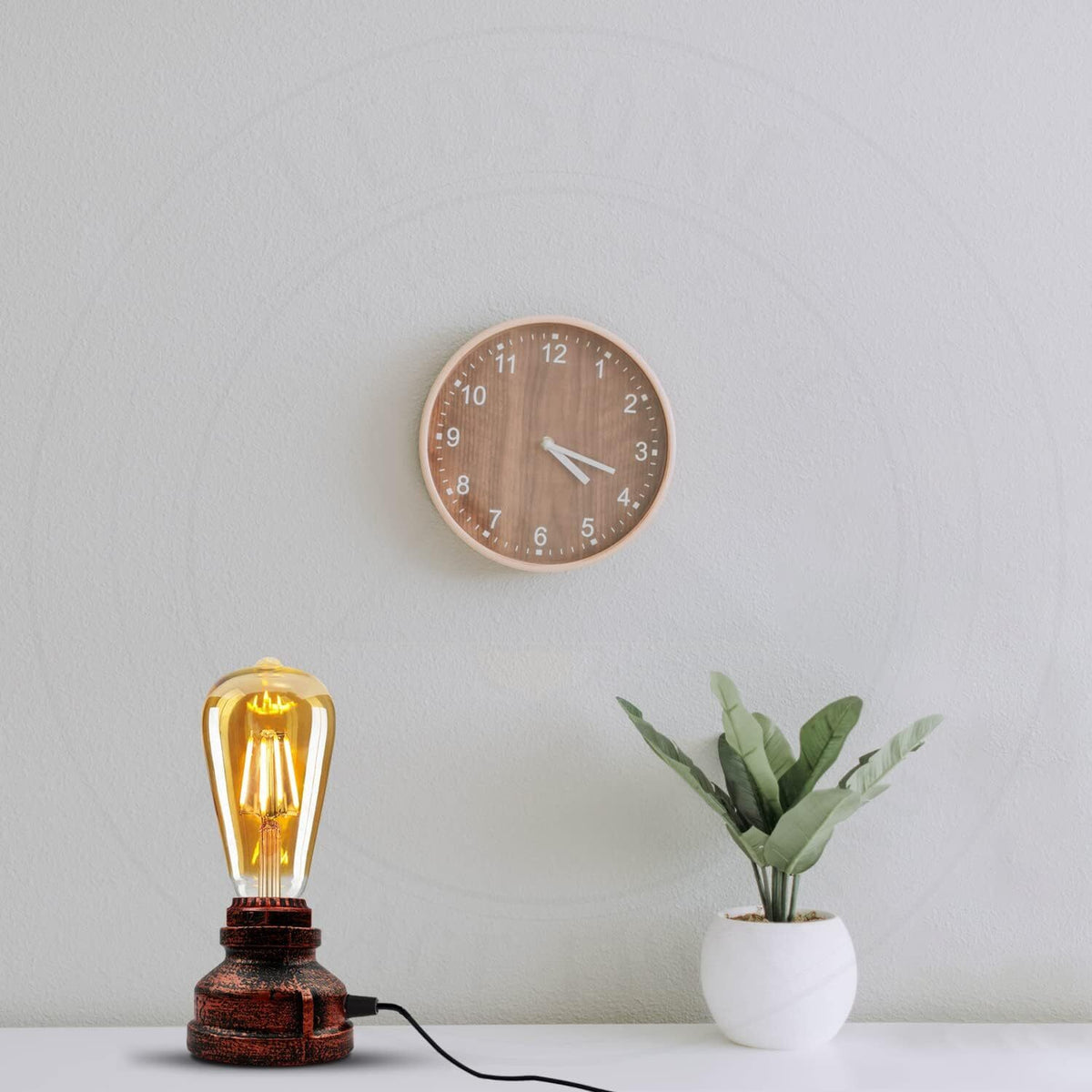 Industrial-Style Lamp Retro Water Pipe Design with 1.5m UK Cable - photo 5