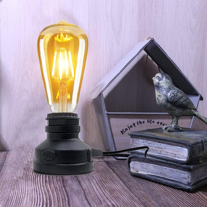 Industrial-Style Lamp Retro Water Pipe Design with 1.5m UK Cable - photo 7