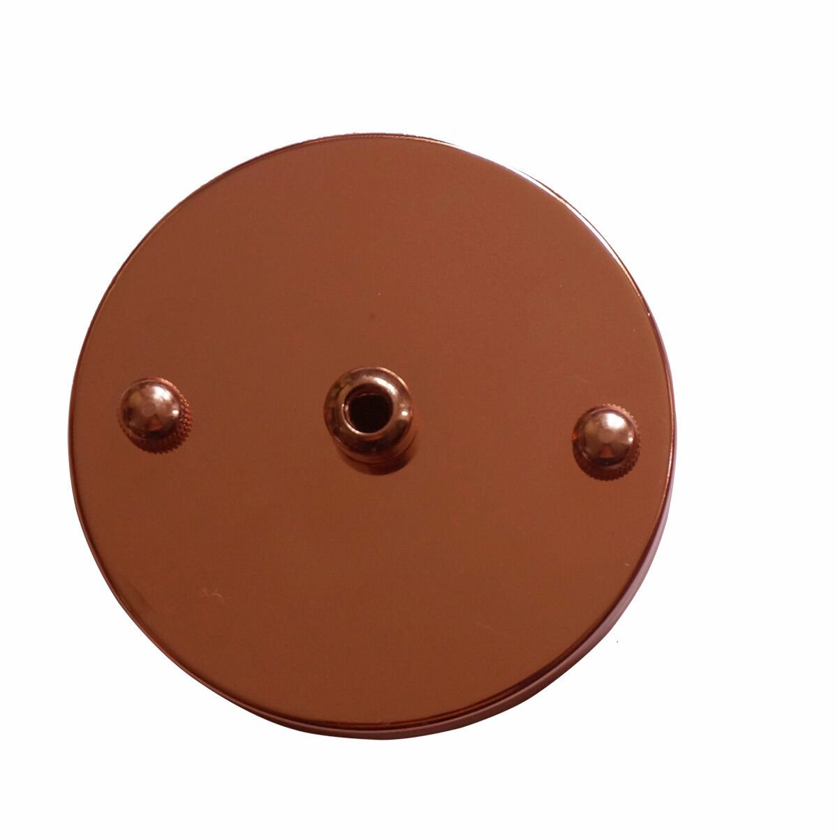 Flush Ceiling Lamp Holder – Rose Gold Plate & E27 Holder - photo 3