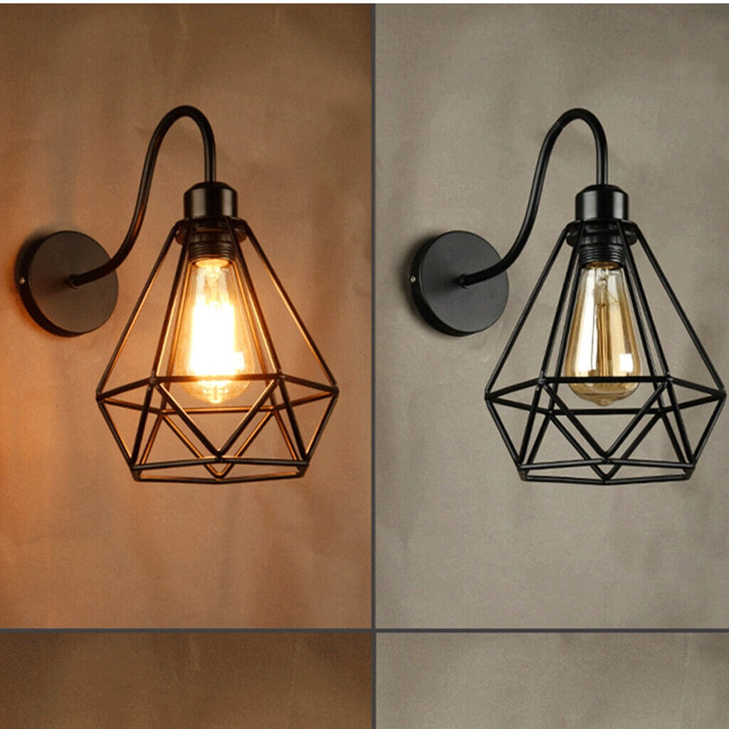 Industrial Swan Neck Wall Light Black with Shade – Flat, Small, Vintage Shades - photo 54