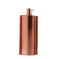 Cylinder E27 Lamp Holder – Rose Gold, Industrial Style - Standard, Rose Gold, Single