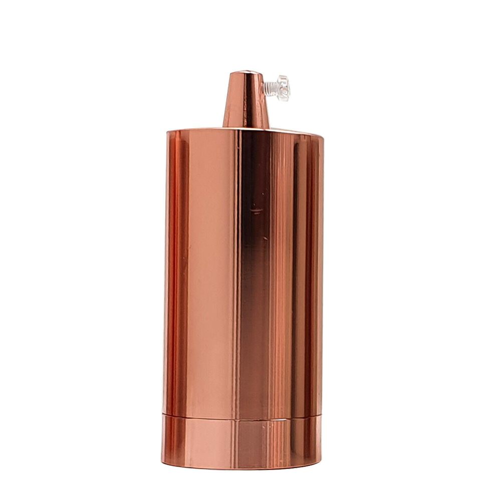 Cylinder E27 Lamp Holder – Rose Gold, Industrial Style - Standard, Rose Gold, Single