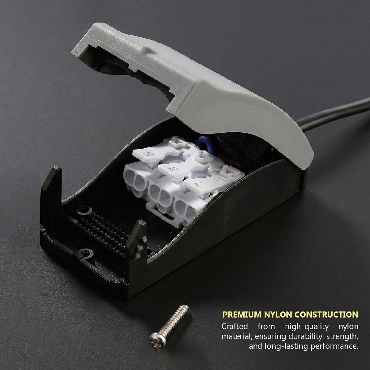 IP44 Inline Junction Box 3-Core 16A – Black - photo 2