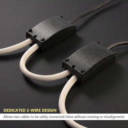 IP44 Inline Junction Box 3-Core 16A – Black - photo 3