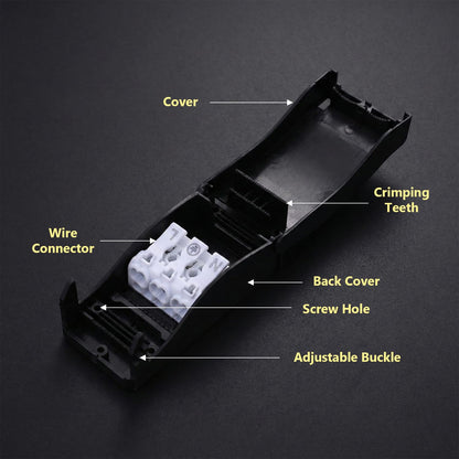 IP44 Inline Junction Box 3-Core 16A – Black - photo 4