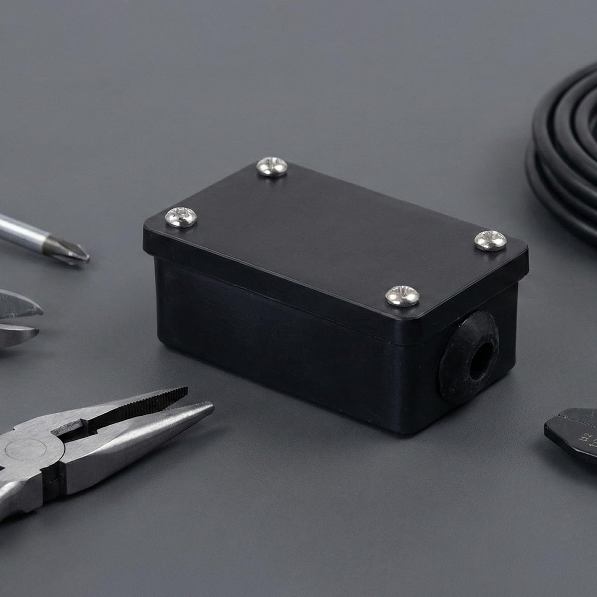 IP44 Mini Junction Box 3-Core 16A – Black - photo 5