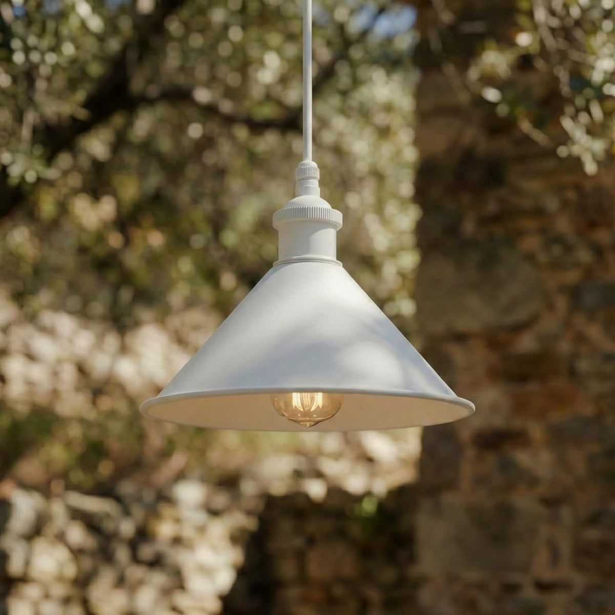 IP44 Outdoor E27 Lamp Holder – Rainproof, Black or White, Max 60W - photo 4