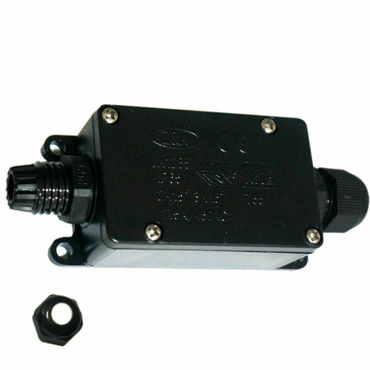 IP65 Waterproof Outdoor Junction Box – 2 & 3 Way - 2 Way, Single