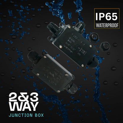 IP65 Waterproof Outdoor Junction Box – 2 & 3 Way - photo 2