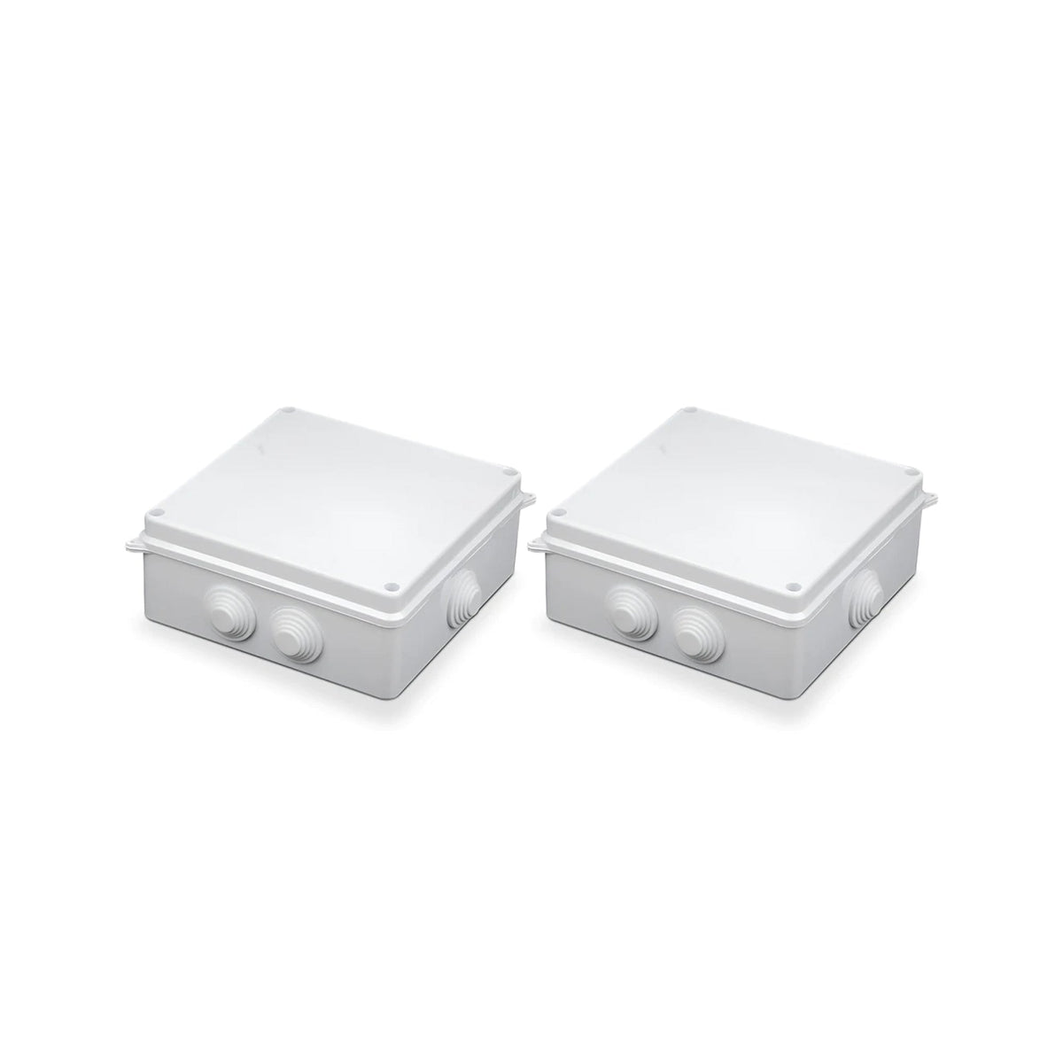 Waterproof ABS Junction Boxes – IP55 & IP65, 50 mm to 300 mm - 150 x 150 x 70mm, Pack of 2