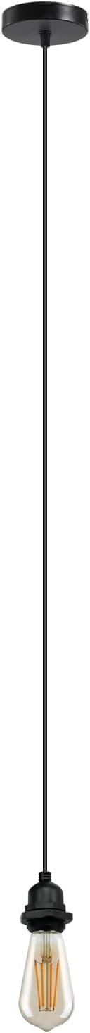 IP65 Outdoor Pendant Light – Black, Single or Pack of 2, E27 - photo 5
