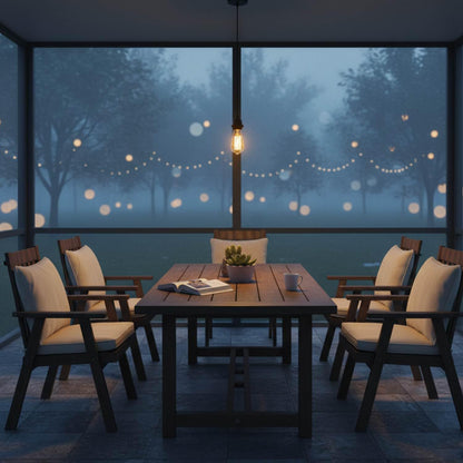 IP65 Outdoor Pendant Light – Black, Single or Pack of 2, E27 - photo 6