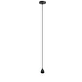 IP65 Outdoor Pendant Light – Black, Single or Pack of 2, E27 - Black, Single, Without Bulb