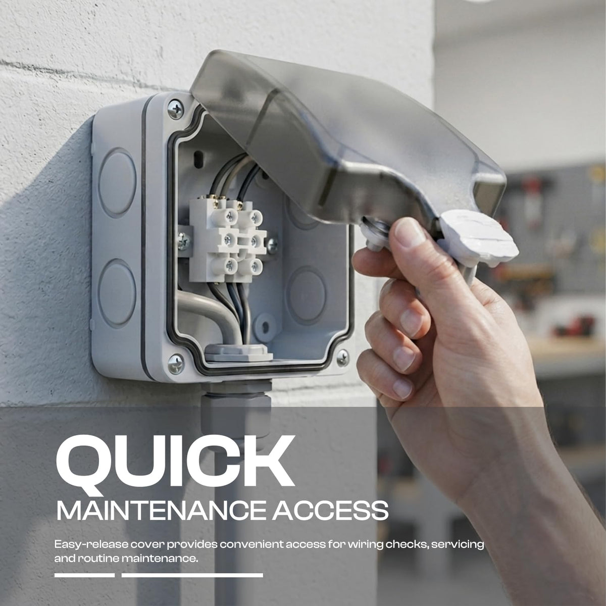IP66 Weatherproof Outdoor Electric Box – 1 & 2 Gang - photo 5
