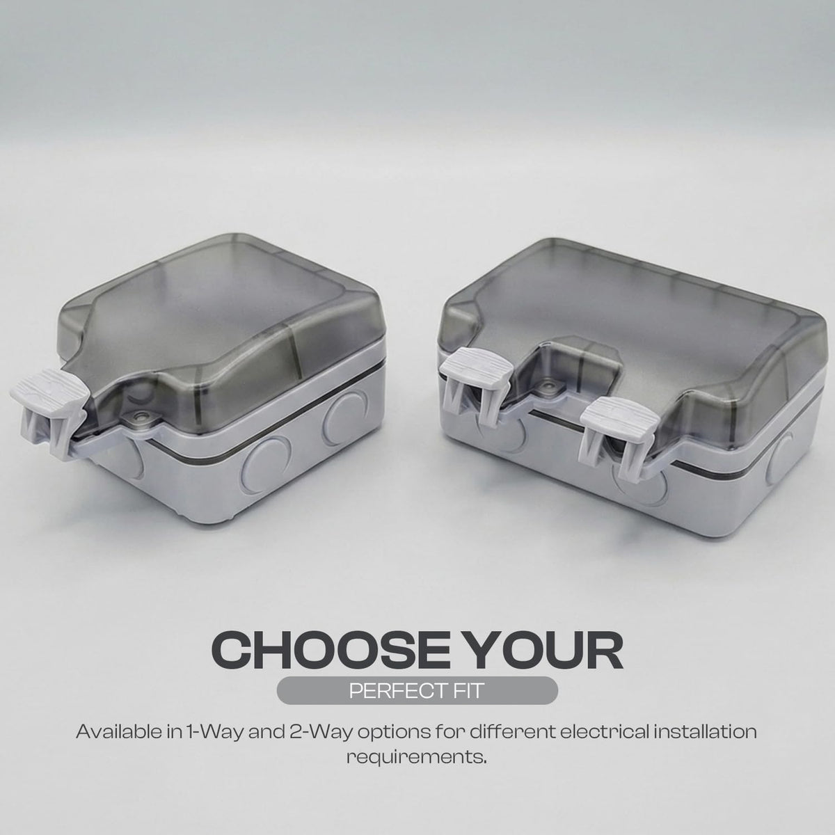 IP66 Weatherproof Outdoor Electric Box – 1 & 2 Gang - photo 7