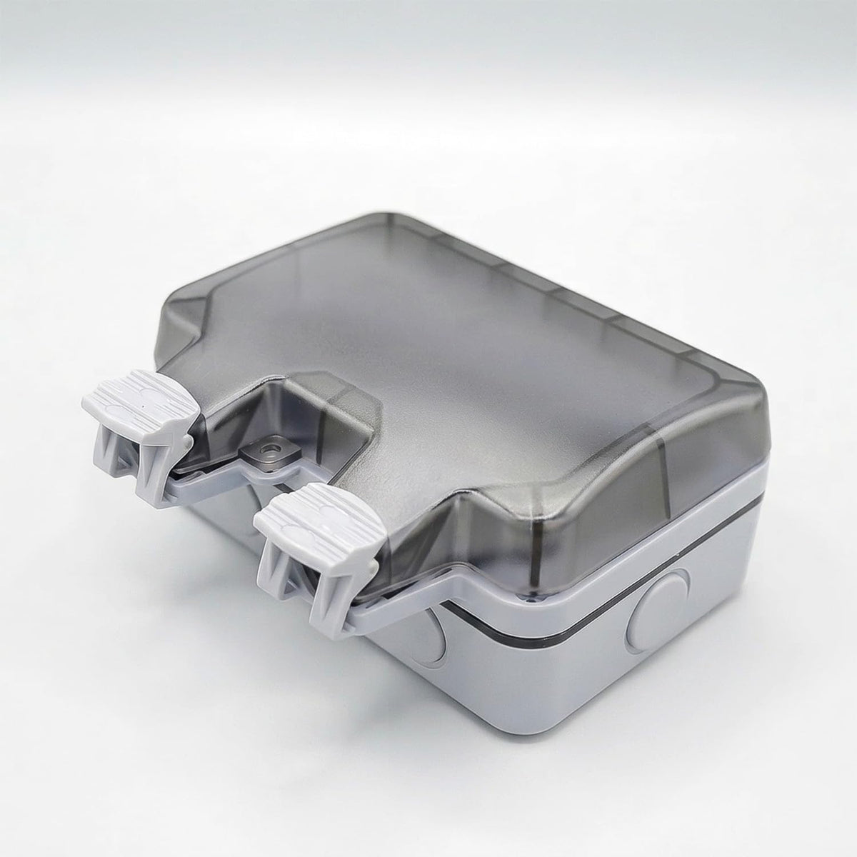 IP66 Weatherproof Outdoor Electric Box – 1 & 2 Gang - Black - 2 Gang Empty Box