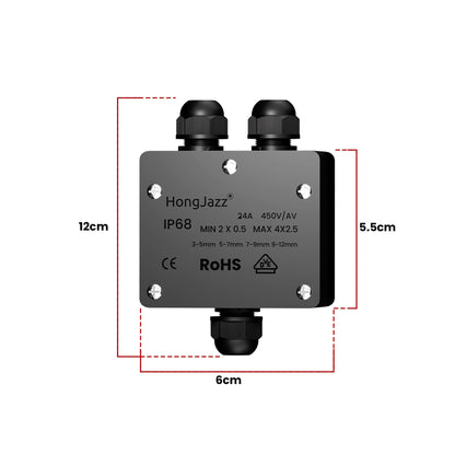 IP68 Underground Waterproof Junction Box Cable Protection Connectors - photo 5