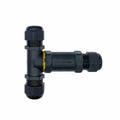 IP68 Waterproof 3 Way T Junction Box Connector - Single