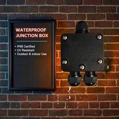 IP68 Waterproof 3 Way Junction Box – Outdoor Cable Connector - photo 3