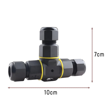 IP68 Waterproof Junction Box – 3 Way T Connector, Outdoor - photo 3