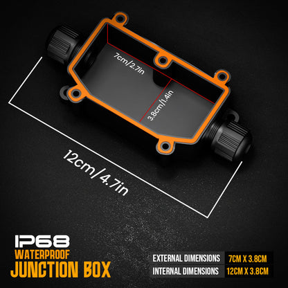 IP68 Waterproof Junction Box for Coaxial & Electrical Cable – 2, 3 & 4 Way - photo 5