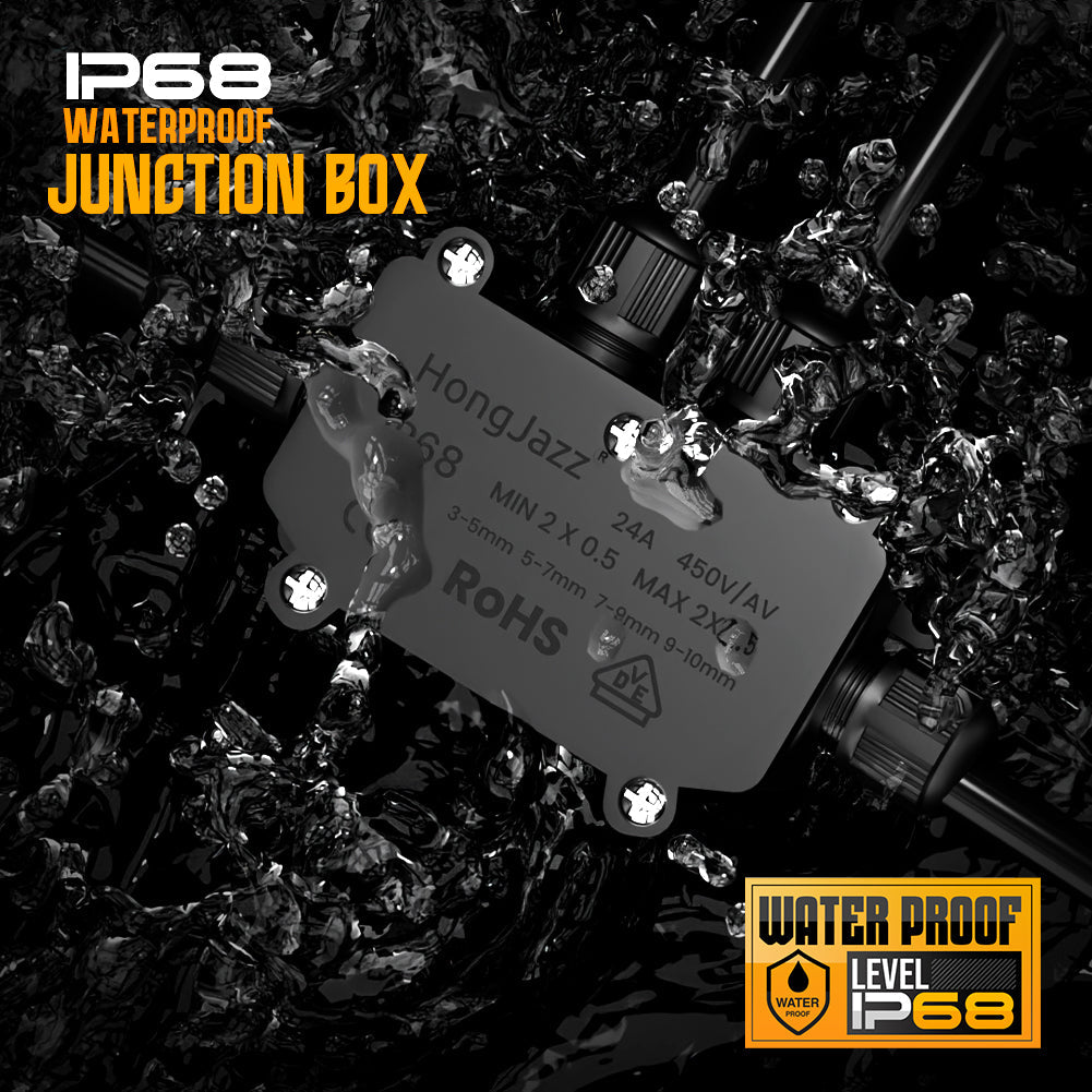IP68 Waterproof Junction Box for Coaxial & Electrical Cable – 2, 3 & 4 Way - photo 6