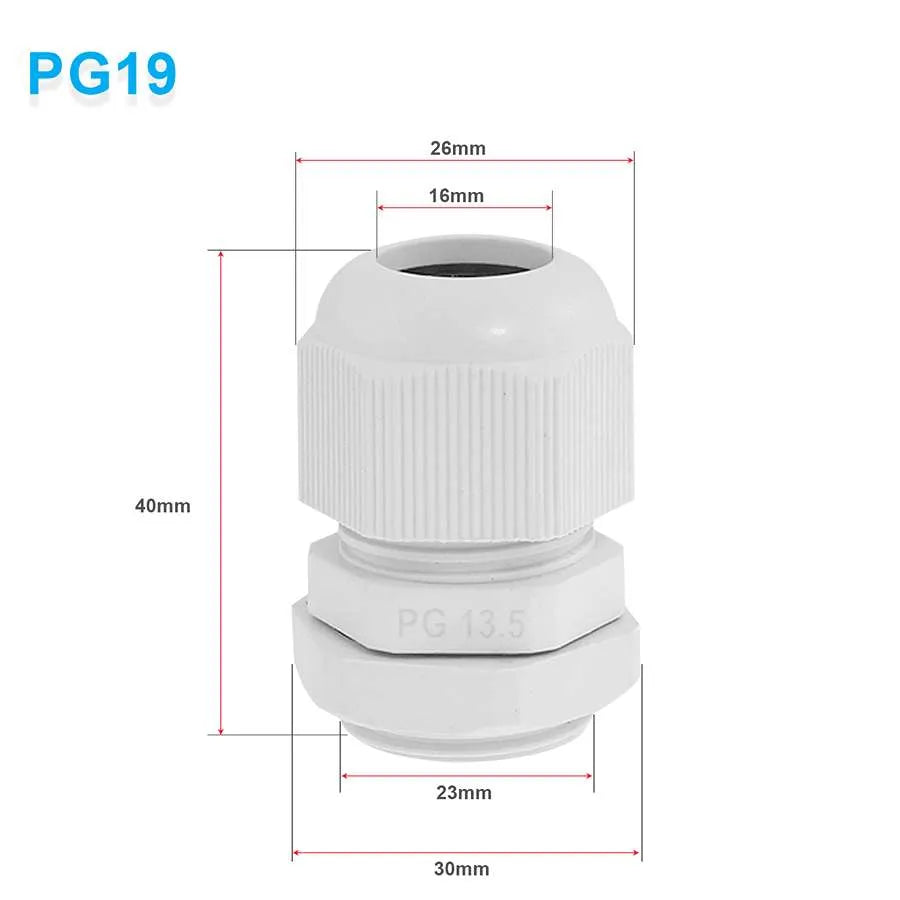 IP68 Waterproof Nylon Cable Glands – M16, M20, PG13.5 & PG19 - photo 9