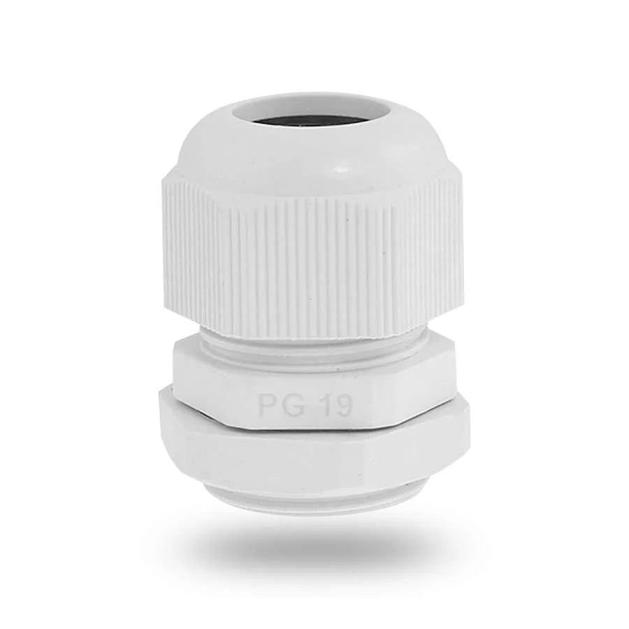 IP68 Waterproof Nylon Cable Glands – M16, M20, PG13.5 & PG19 - PG19, Single