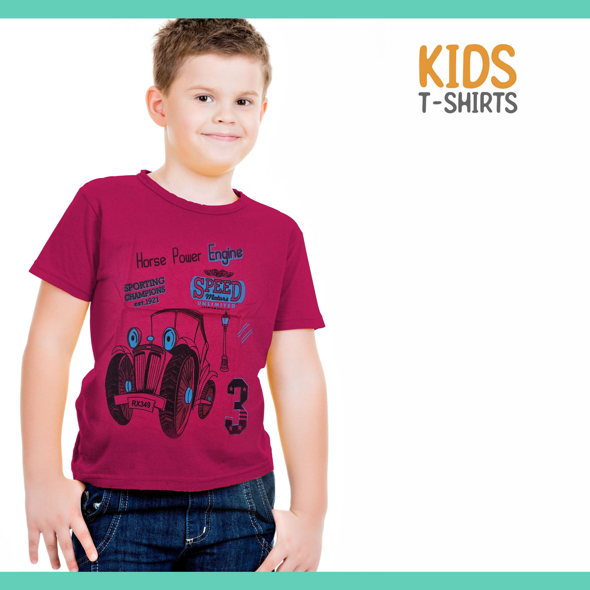 Boys' Printed Cotton T-Shirts – Assorted Designs, Ages 8 to 10, Packs of 1 to 3 - photo 6