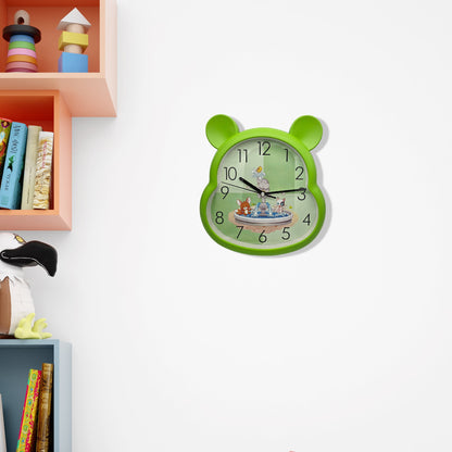 Kids' Bear Ears Wall Clock – 29 x 31 cm, Five Colours & Cartoon Designs - photo 10