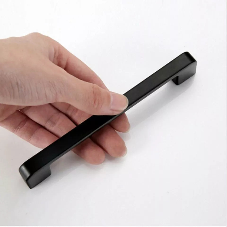 Kitchen Cabinet Handles – 7 Styles in Black or Chrome, 96, 128 or 160 mm Holes