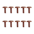 M4 Knurled Thumb Screws for Lamp Shade Rings, Pack of 10 – 3 Finishes - Rose Gold