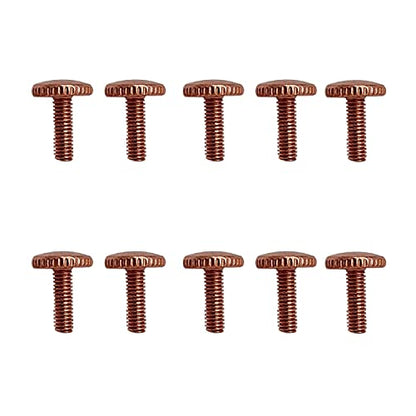 M4 Knurled Thumb Screws for Lamp Shade Rings, Pack of 10 – 3 Finishes - Rose Gold