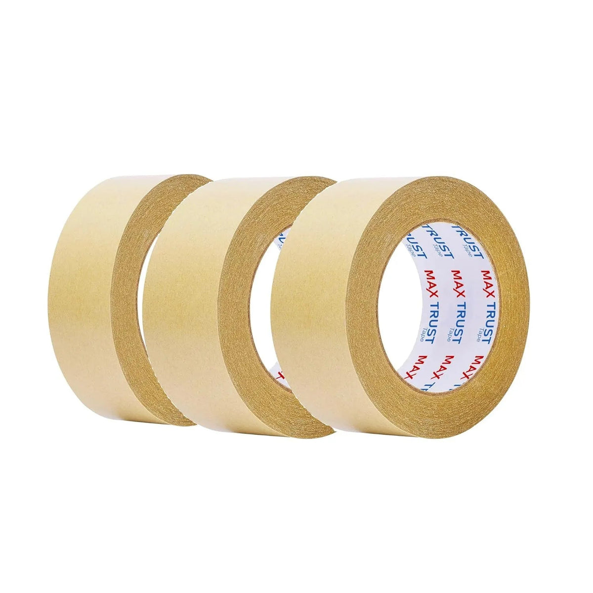 Brown Kraft Paper Packing Tape – 48 mm x 50 m, Packs of 3 or 6 Rolls - 3 Rolls