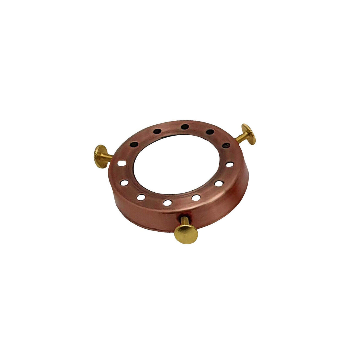 Lampshade Fitter Ring 70 mm – 3 Thumb Screws, 14 Finishes - Copper, Single, Standard