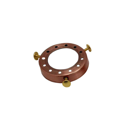 Lampshade Fitter Ring 70 mm – 3 Thumb Screws, 14 Finishes - Copper, Single, Standard