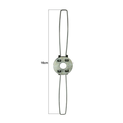2-Arm Spring Clip Shade Retainer – 100, 120 or 160 mm - 160 mm, Standard, Single