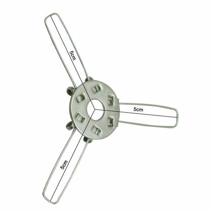 3-Arm Spring Clip Shade Retainer – 50, 60 or 80 mm - 50 mm, Standard, Single