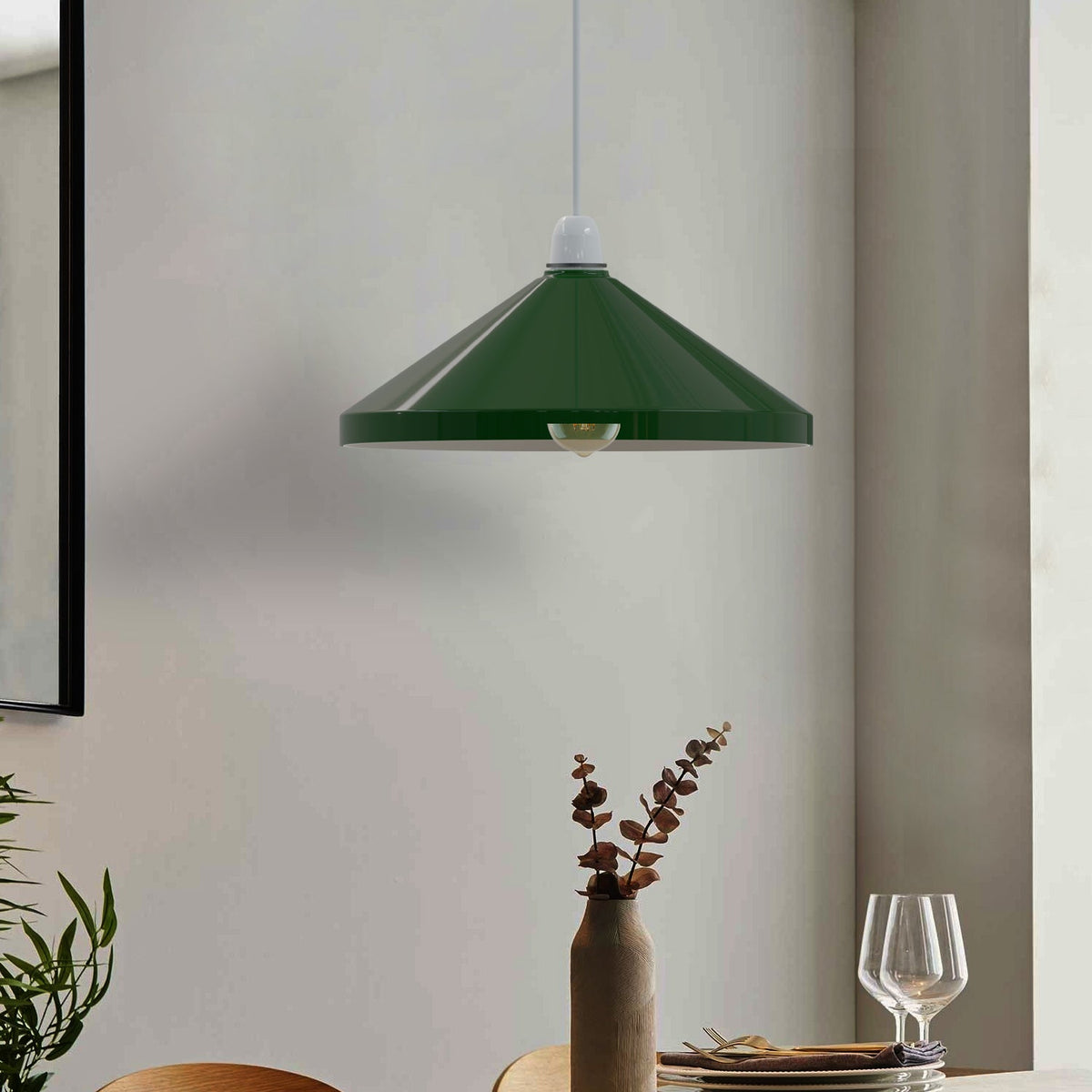 Large Cone Lamp Shade 33.5 or 36 cm – Easy Fit, 6 Colours - photo 14