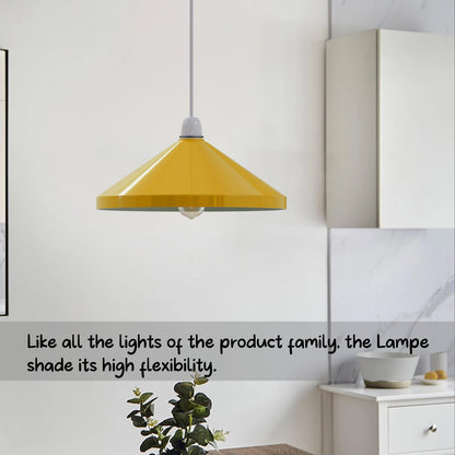 Large Cone Lamp Shade 33.5 or 36 cm – Easy Fit, 6 Colours - photo 4