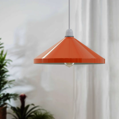 Large Cone Lamp Shade 33.5 or 36 cm – Easy Fit, 6 Colours - photo 8