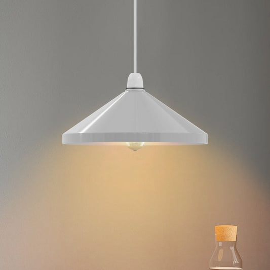 Large Cone Lamp Shade 33.5 or 36 cm – Easy Fit, 6 Colours