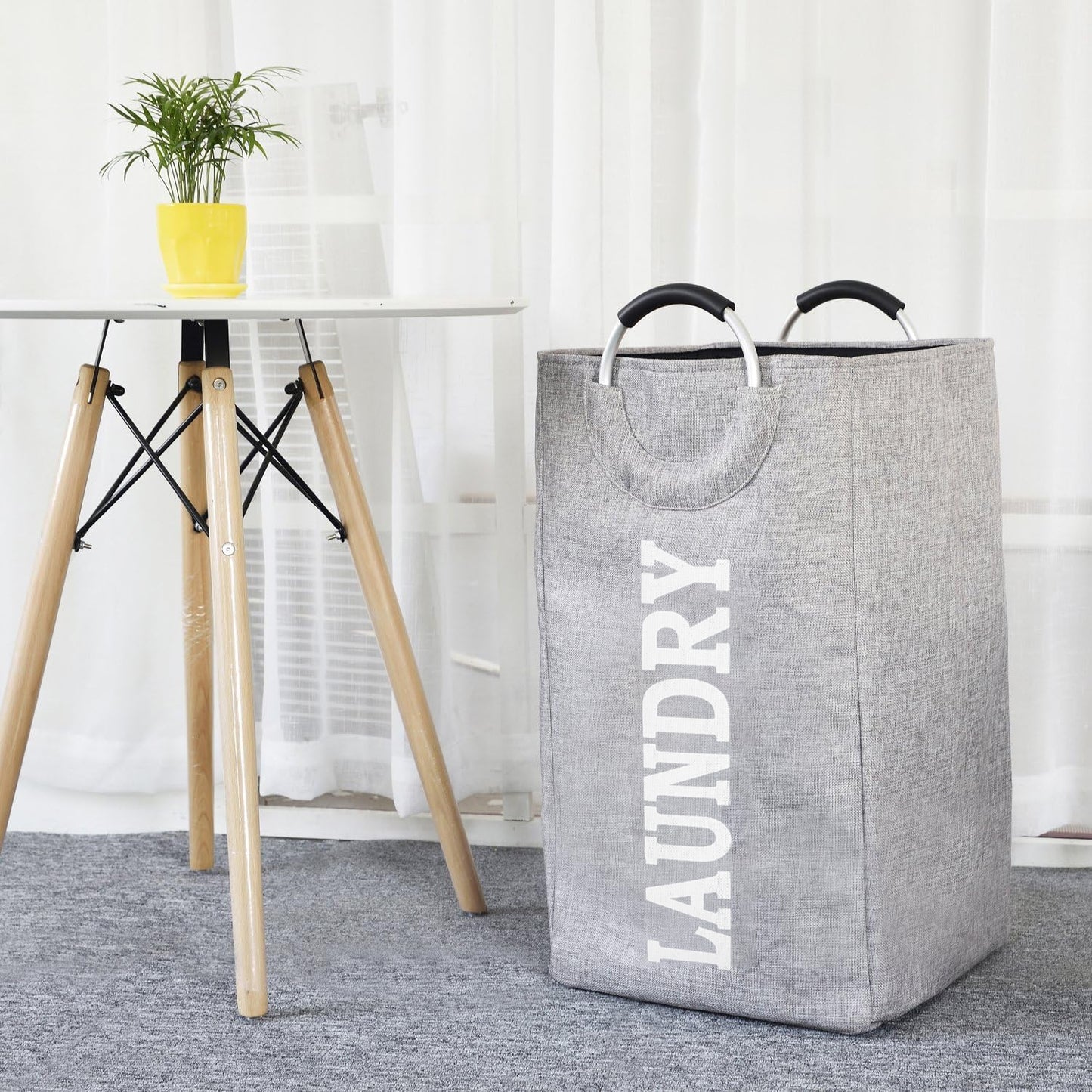 travel laundry bag | grey laundry bag